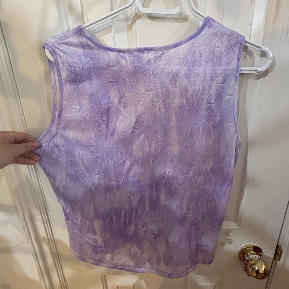 vintage purple trie dye tank top * the pics at the end show the colour best - Picture 8 of 8